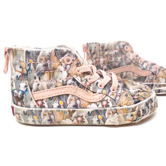 Vans Other - Vans Show Horse Hi Top Sneakers Girls 7.5